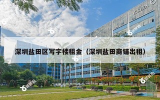 深圳盐田区写字楼租金（深圳盐田商铺出租）