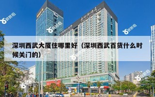 深圳西武大厦住哪里好（深圳西武百货什么时候关门的）
