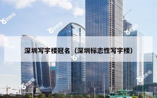 深圳写字楼冠名（深圳标志性写字楼）