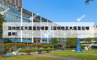 深圳地王大厦是在哪里（深圳地王大厦是在哪里啊）