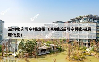 深圳松岗写字楼出租（深圳松岗写字楼出租最新信息）