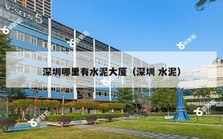 深圳哪里有水泥大厦（深圳 水泥）